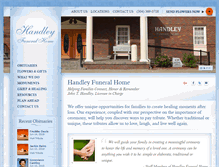 Tablet Screenshot of handleyfh.com